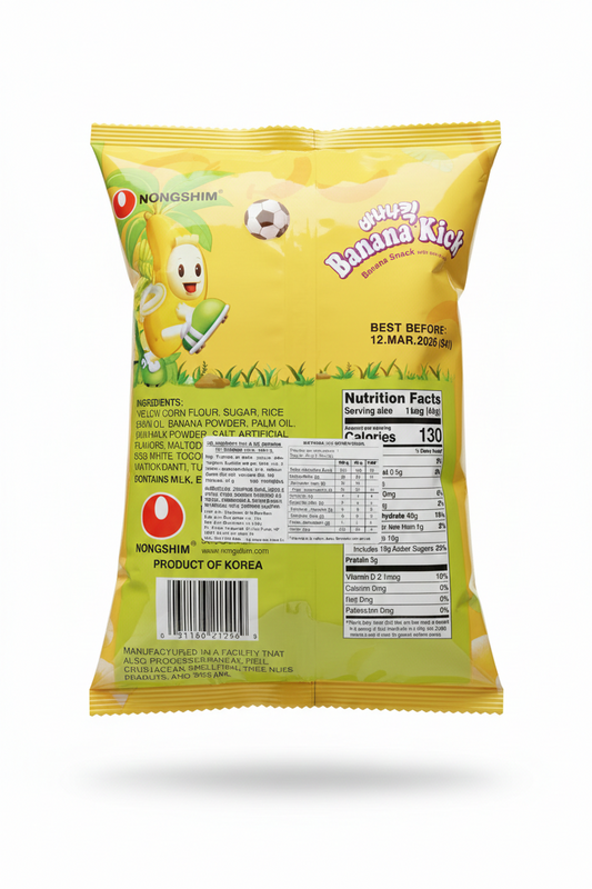 Banana Kick – Snack Coreano de Banana